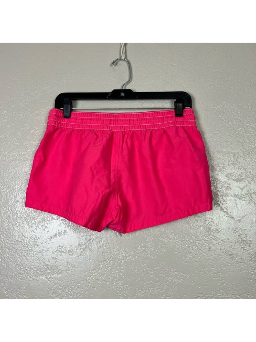 navy women athletic‎ elastic waist pink shorts small - Picture 2 of 7
